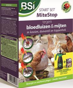 BSI Insecticide bloedluizen mijten Mitestop concentraat en drukspuit 50 ml