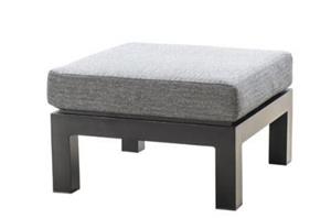 Yoi Midori ottoman alu dark grey/mixed grey