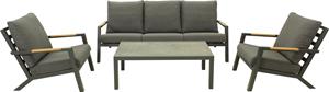 Relax Sofaset Andorra Teak Grey Matt - Royal Andorra 120 cm 4-delig