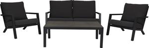 Relax Sofaset Andorra met tafel Andorra 120 cm 4-delig