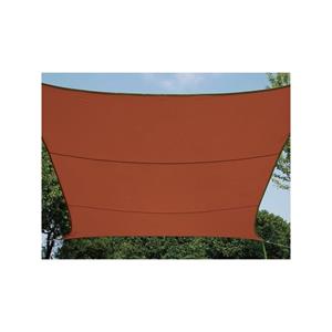 Perel Schaduwdoek, waterafstotend, 2 x 3 m, 160 g/m², polyester, rechthoek, terracotta