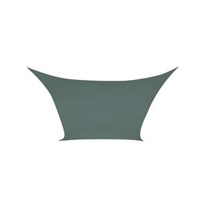 Perel Schaduwdoek, waterafstotend, 5 x 5 m, 160 g/m², polyester, vierkant, groengrijs