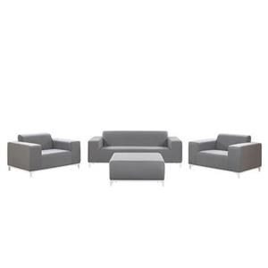 Beliani ROVIGO Sofa set met tafel 84x67x185