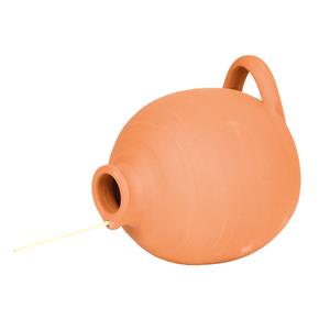 Esschert Design Terracotta vogelhuis pot voor Mussen en Mezen van steen 17 cm -