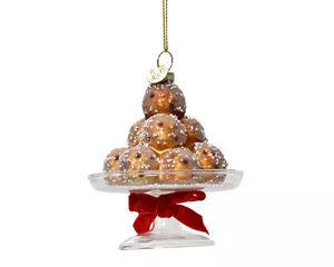 Decoris Kersthanger oliebollen 8x10cm