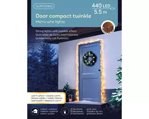 Lumineo Leddeurkozijn 5.5m 440l warm wit/klassiek warm