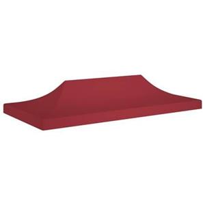 VidaXL Partytentdak 270 g|mÂ² 6x3 m bordeauxrood