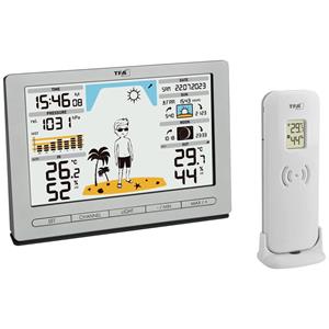 TFA-Dostmann TFA 35.1097.54 silber METEO JACK Funk-Wetterstation