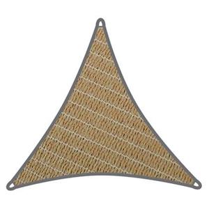 Coolaroo schaduwdoek driehoek 3x3x3m Zand met Bevestigingsset
