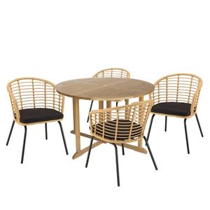Macabane 4-persoons tuinset Mala rond | 