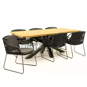 Tuinset Accor antra met Spectral 200cm tafel van 4 Seasons Outdoor