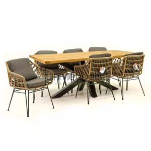 Tuinset Cottage met Spectral 200cm tafel van 4 Seasons Outdoor