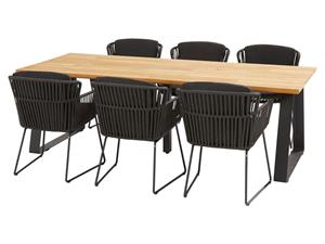 Taste by 4 Seasons Diningset Vitali Basso 240 cm Antraciet