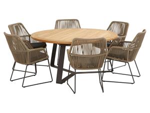 4 Seasons Outdoor Diningset Ramblas Basso Ø160 cm