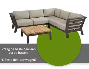 4 Seasons Outdoor Meteoro loungeset 4-zits met Capitol tafel | 