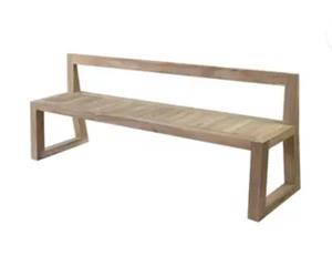 Max&Luuk Mason bank zonder armleuning 214x58x48 cm teak - 