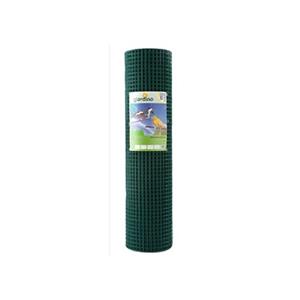 Giardino Gelast gaas geplastificeerd groen mazen 1.3 x 1.3 cm - 