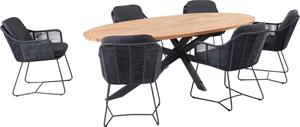 Taste Diningset Belmond Prado Teak-Anthracite 240 cm