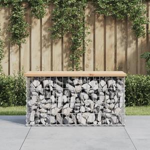 VidaXL Tuinbank schanskorfontwerp 83x31,5x42 cm massief grenenhout