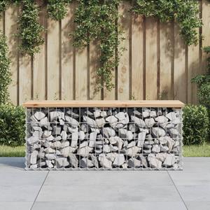 VidaXL Tuinbank schanskorfontwerp 103x31,5x42 cm massief grenenhout