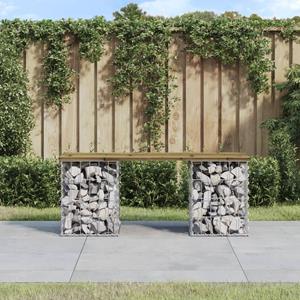 VidaXL Tuinbank schanskorfontwerp 103x31x42 cm geïmpregneerd hout