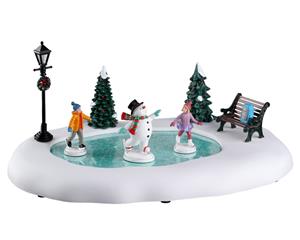 LEMAX Jouw Frosty Goes Ice Skating B/O (4.5V) Kerst koopt je goedkoop bij Warentuin. - 