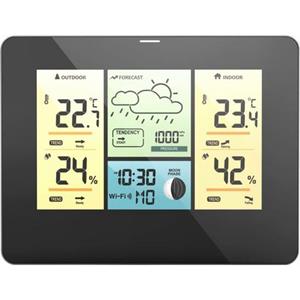 Hama Weerstation WLAN mit Außensensor, Thermometer/Hygrometer Barometer, App (2 stuks)