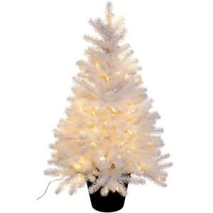 Creativ light Kunstkerstboom Kerstversiering, kunstmatige kerstboom, dennenboom In de pot