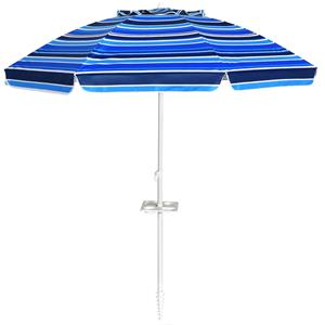 Coast Strandparasol Parasol - 220 cm - Blauw