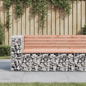 VidaXL Tuinbank schanskorfontwerp 122x71x65,5 cm massief douglashout