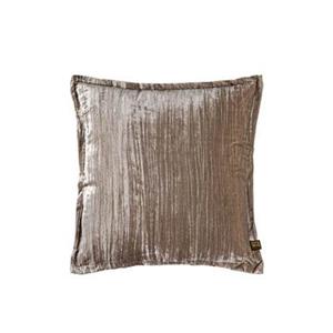 PTMD Senny Sierkussen - 60x3x60 cm - Fluweel - Taupe