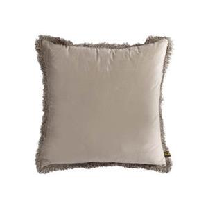 PTMD Nous Sierkussen - 60x3x60 cm - Fluweel - Beige