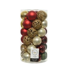 Decoris Kerstballen Mix 37 st. - Multi - 