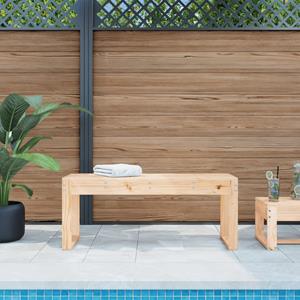 vidaXL Tuinbank 110x38x45 cm massief grenenhout