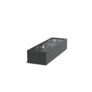 Tuinvoordeel Watertafel 200 x 60 x h 40 cm aluminium