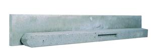 SBONL Stampbeton tussenpaal grijs tbv scherm 90cm hoog