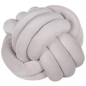 Beliani MALNI - Sierkussen - Grijs - 30 x 30 cm - Fluweel