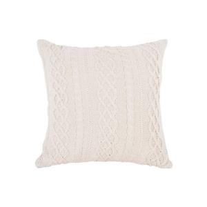 Present time  Cushion Twisted Cable Knitted