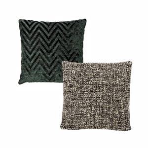 Hoii Sierkussen set van 2 - ICONIC GREEN 45x45 cm - Groen - multicolor