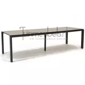 Taste by 4 Seasons Outdoor Tuintafel Goa HPL 280 x 95 cm donkergrijs van 4 Seasons Outdoor