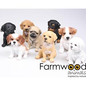 Farmwood Animals Tuinbeeld Puppie H15cm