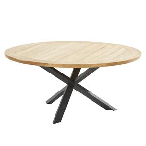 Taste 4SO Prado dining tuintafel 160øx75 cm rond teak antraciet 