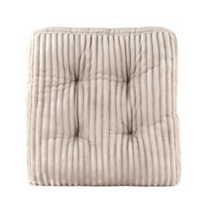 Leen Bakker Matraskussen Cara - Beige - 45x45x10 cm
