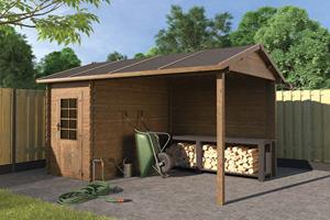 Fonteyn | Tuinhuis Module Zadeldak 150+300