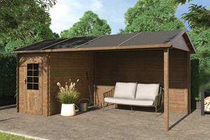 Fonteyn | Tuinhuis Module Zadeldak 150+400