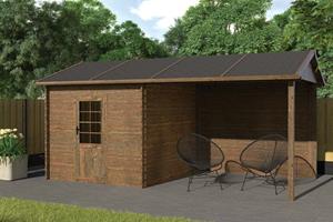 Fonteyn | Tuinhuis Module Zadeldak 250+300
