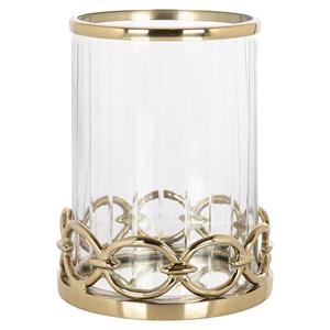 Richmond Interiors Richmond Windlicht Jayce 25cm hoog - Goud