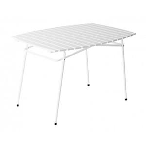 Trendyard Opvouwbare Tuintafel Retro Wit/Wit