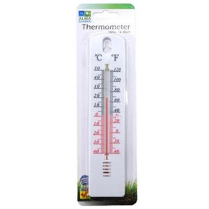 Alma garden Thermometer Binnen/buiten - Plastic - Wit - 21 Cm