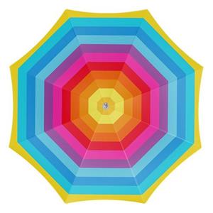 Parasol - Regenboog - Gestreept - D200 Cm - Uv-bescherming